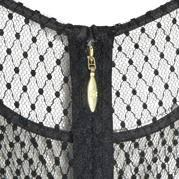 Draper James for Net-a-Porter Kara Dress 14 Gold Black Pleated Cocktail (NWT!) - Picture 10 of 15